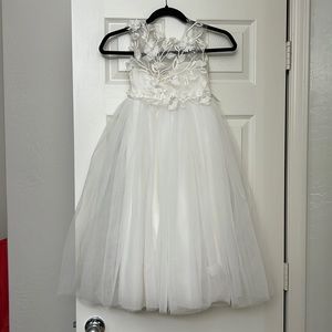 Little girls custom hand made flower girl/ Easter dress size 5/6